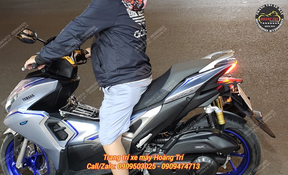 Độ cản sau cho xe NVX V3