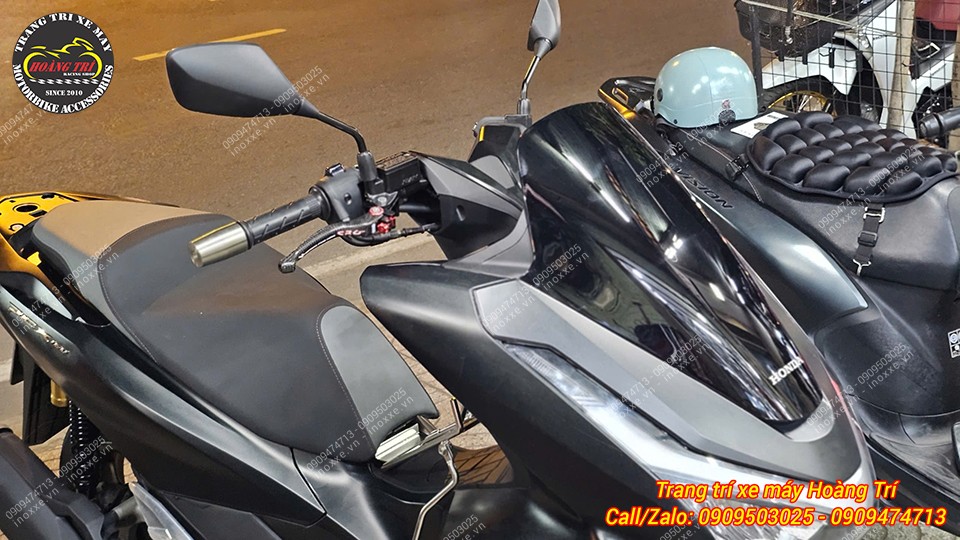 Gù inox chống rung tay lái xe máy