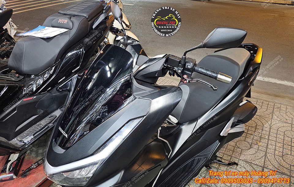 Gù inox chống rung tay lái xe máy