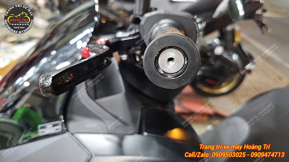 Gù inox chống rung tay lái xe máy