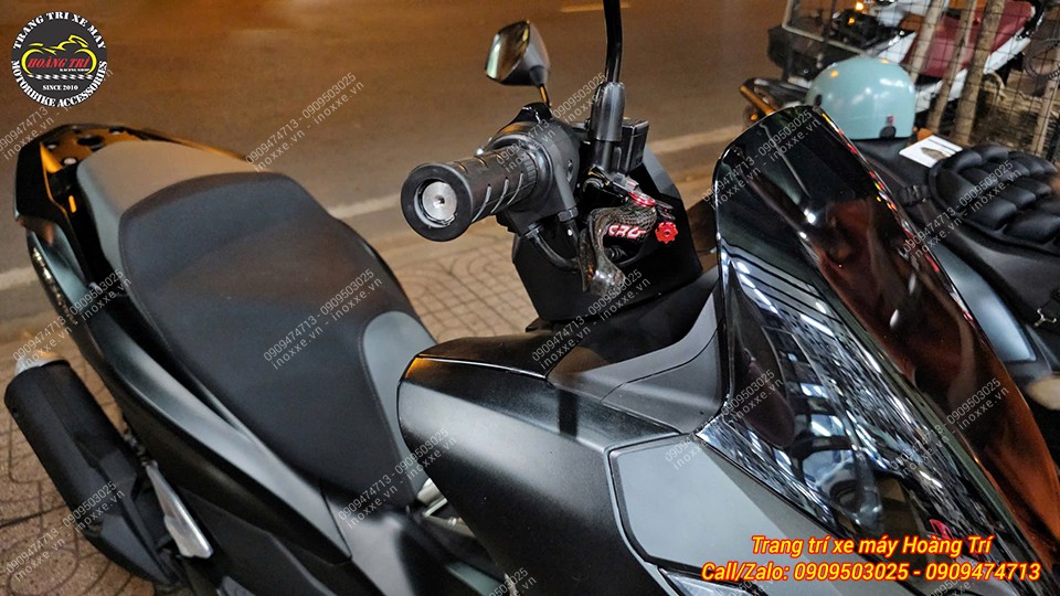 Gù inox chống rung tay lái xe máy