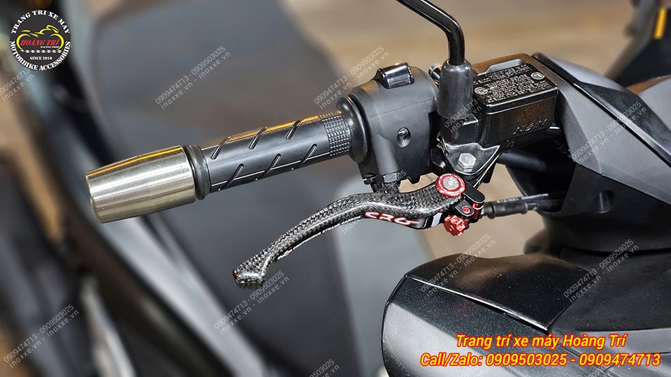 Gù inox chống rung tay lái xe máy