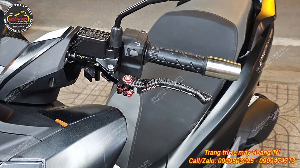 Gù inox chống rung tay lái xe máy