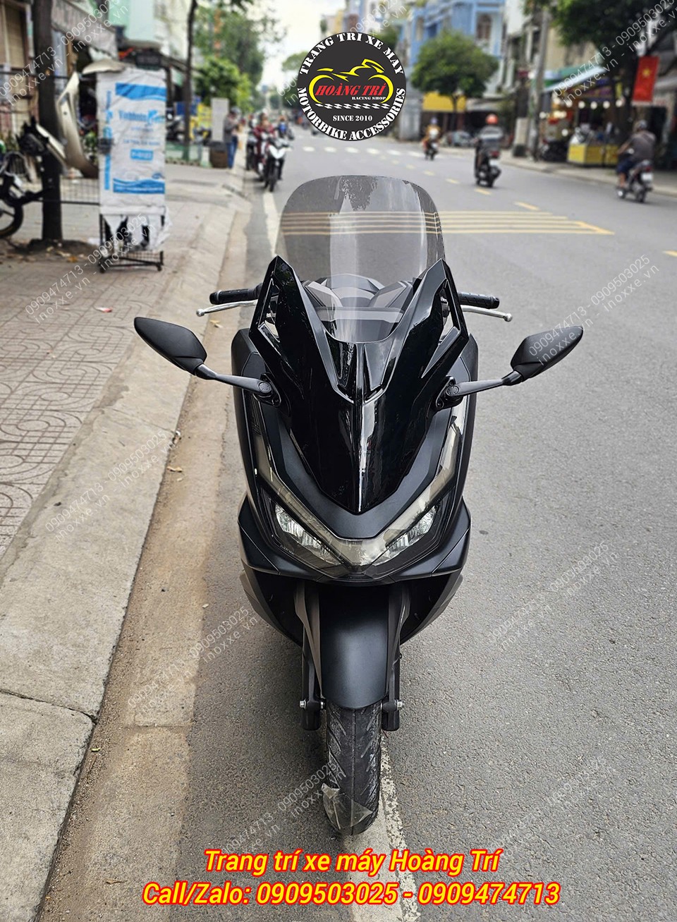 Kính chắn gió PCX 160 2025 kiểu Forza 300 - NCL
