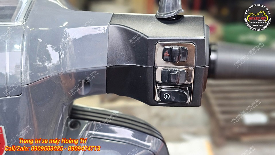 Độ bật gác chân sau tự động cho xe Lambretta