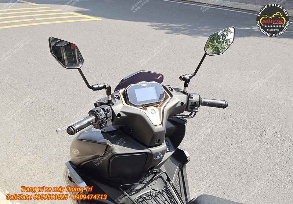 Chân kính xoay nhôm CNC 360 độ mẫu trơn