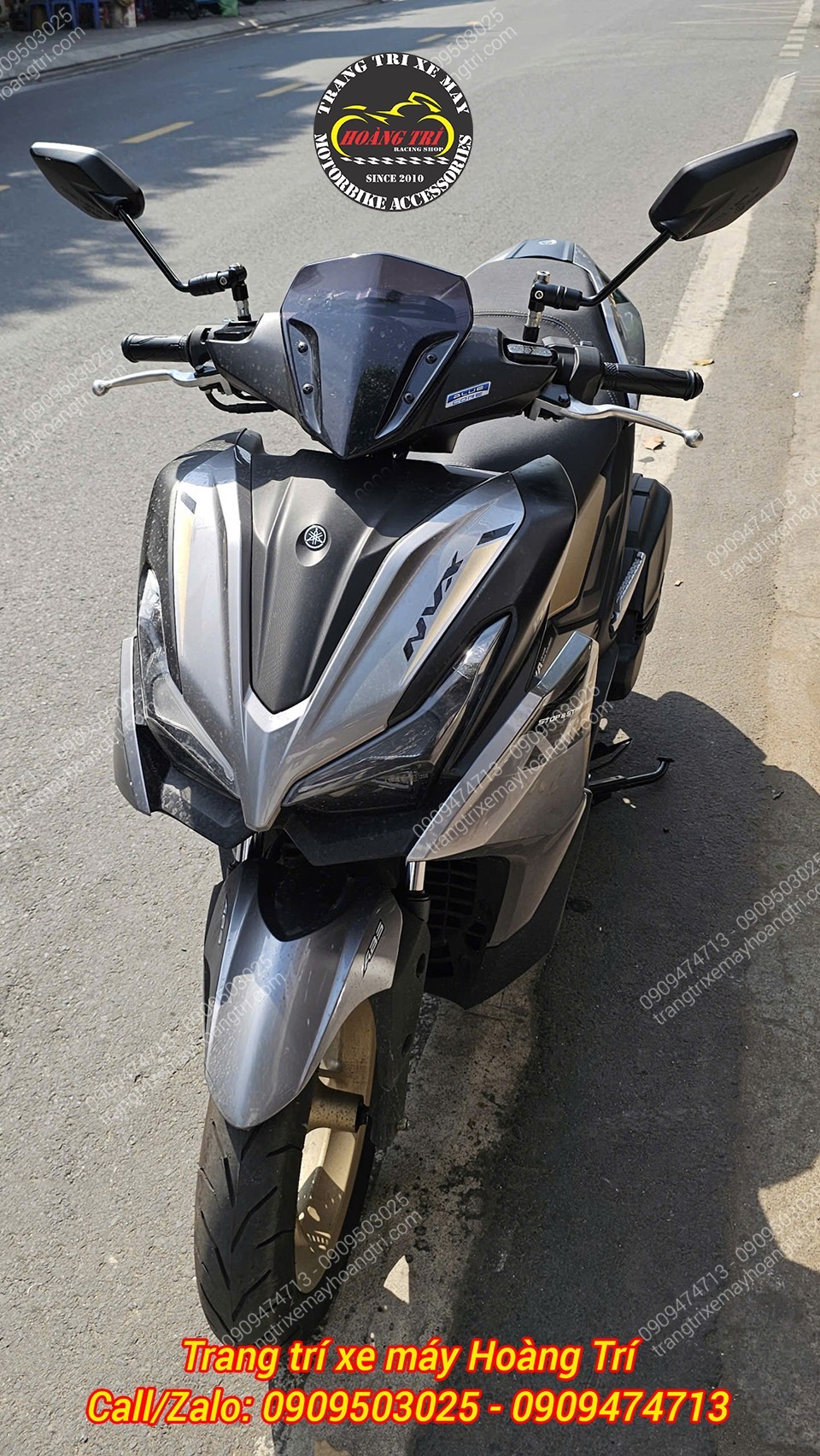 Chân kính xoay nhôm CNC 360 độ mẫu trơn