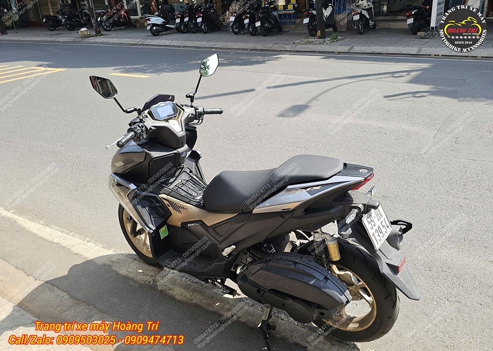 Chân kính xoay nhôm CNC 360 độ mẫu trơn