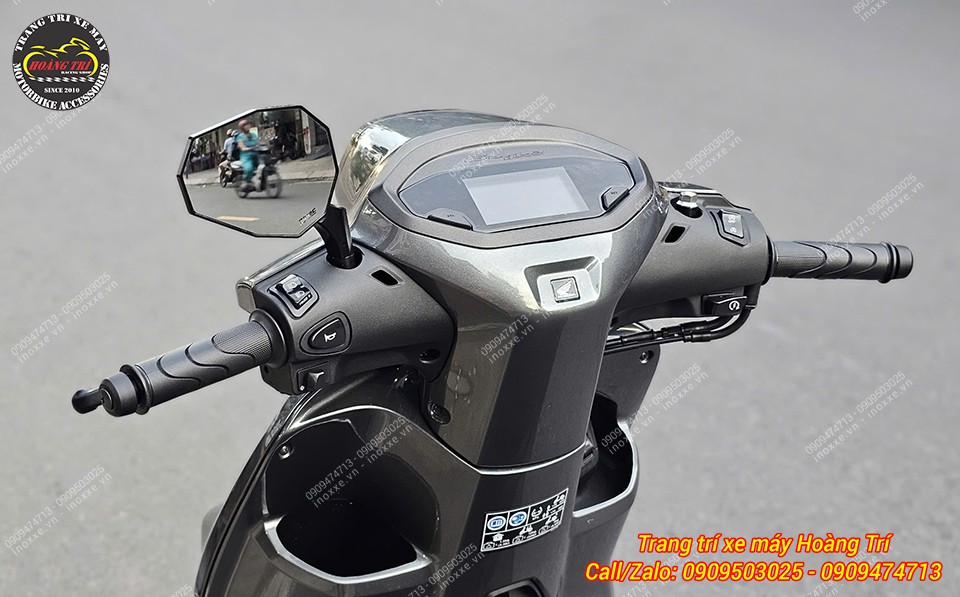 Kính hậu kiểu H2C V5 nhôm CNC