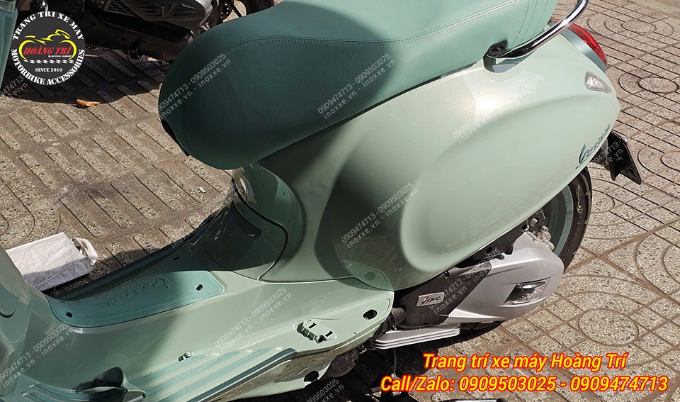 Gác chân phụ HTR nhôm CNC cho xe Vespa