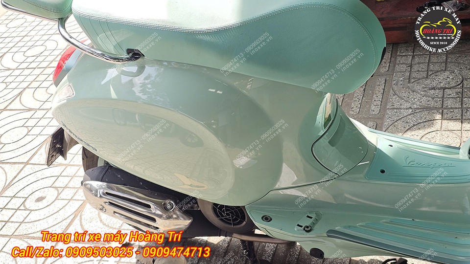 Gác chân phụ HTR nhôm CNC cho xe Vespa