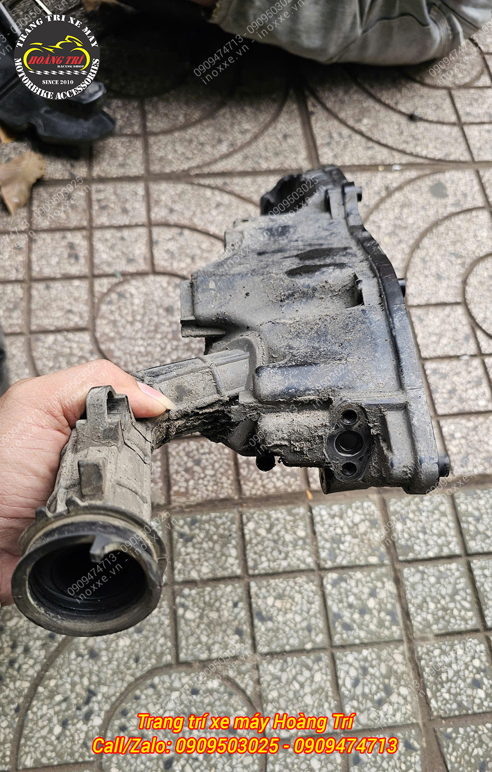 Trọn bộ pô e Zoomer, Scoopy độ cho Vision, Vario, Airblade