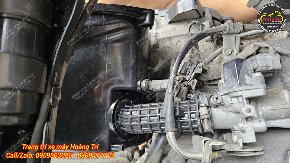 Trọn bộ pô e Zoomer, Scoopy độ cho Vision, Vario, Airblade