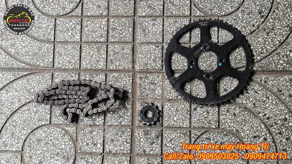 Bộ nhông dây curoa DatBike Quantum