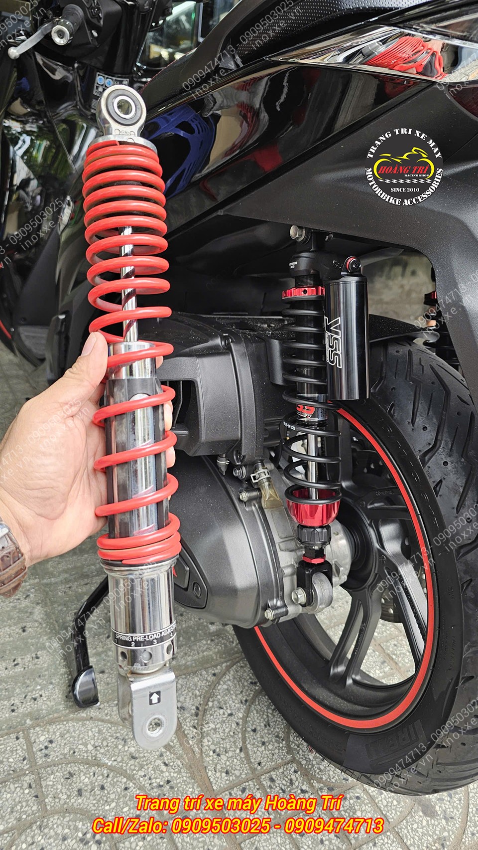 Phuộc YSS G-Sport cho xe Sh 350i chính hãng Thái Lan