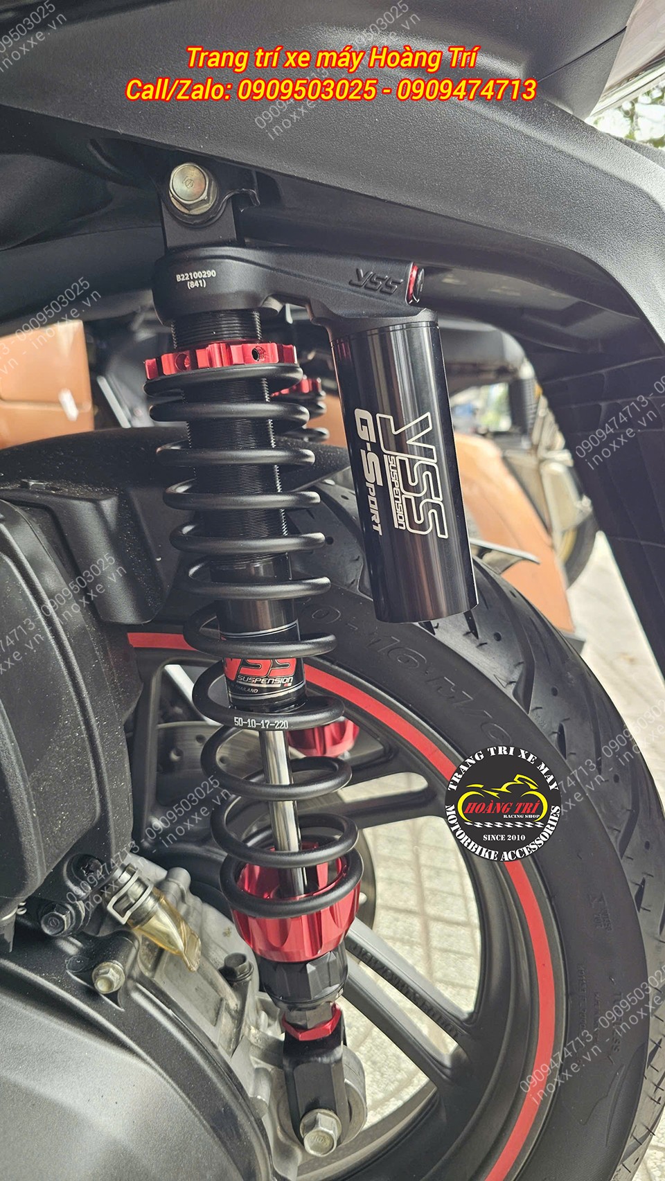 Phuộc YSS G-Sport cho xe Sh 350i chính hãng Thái Lan