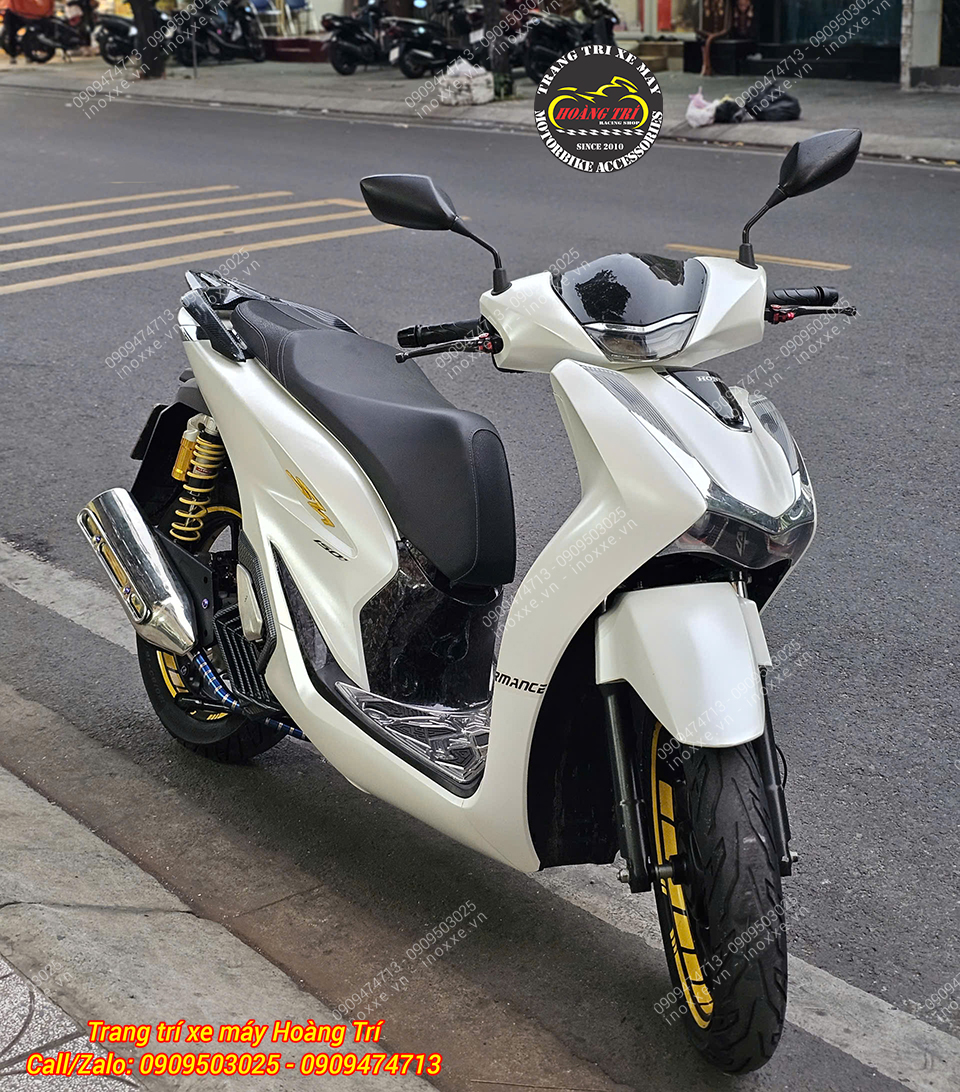 Pô kiểu SH Ý lắp cho xe SH VN 2012-2025