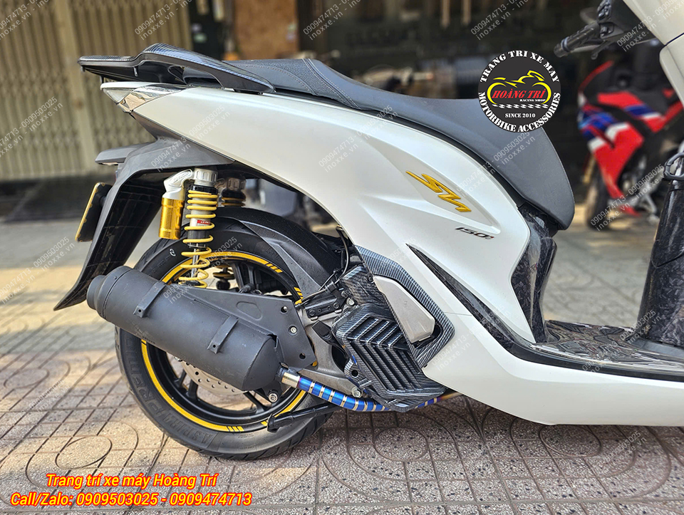 Pô kiểu SH Ý lắp cho xe SH VN 2012-2025