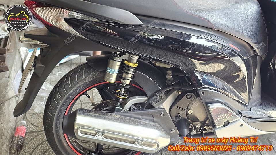 Phuộc bình dầu Nitron chính hãng DNA cho xe Airblade / Sh Ý
