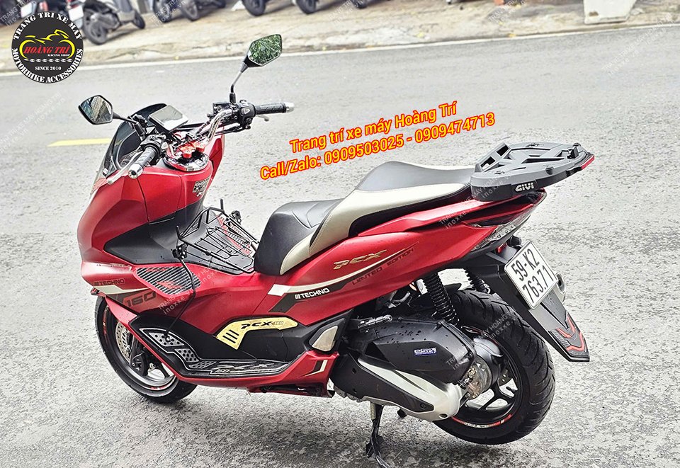 Độ gác chân phụ cho xe PCX