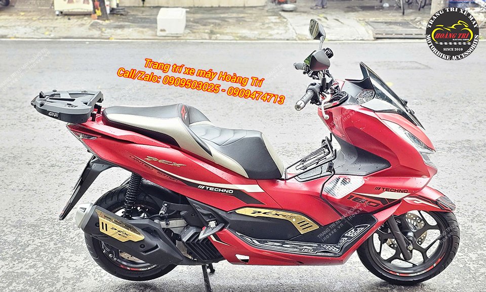 Độ gác chân phụ cho xe PCX