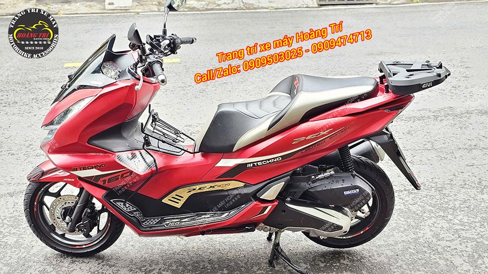 Độ gác chân phụ cho xe PCX