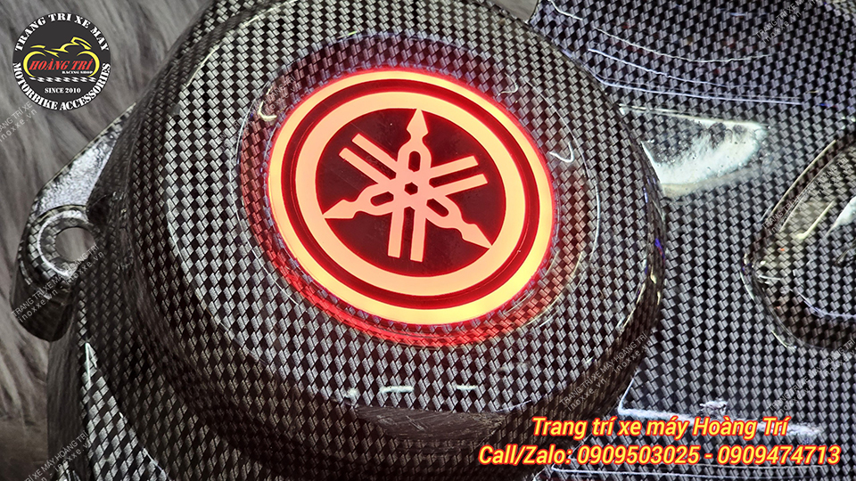 Độ đèn Led Logo Lốc máy NVX