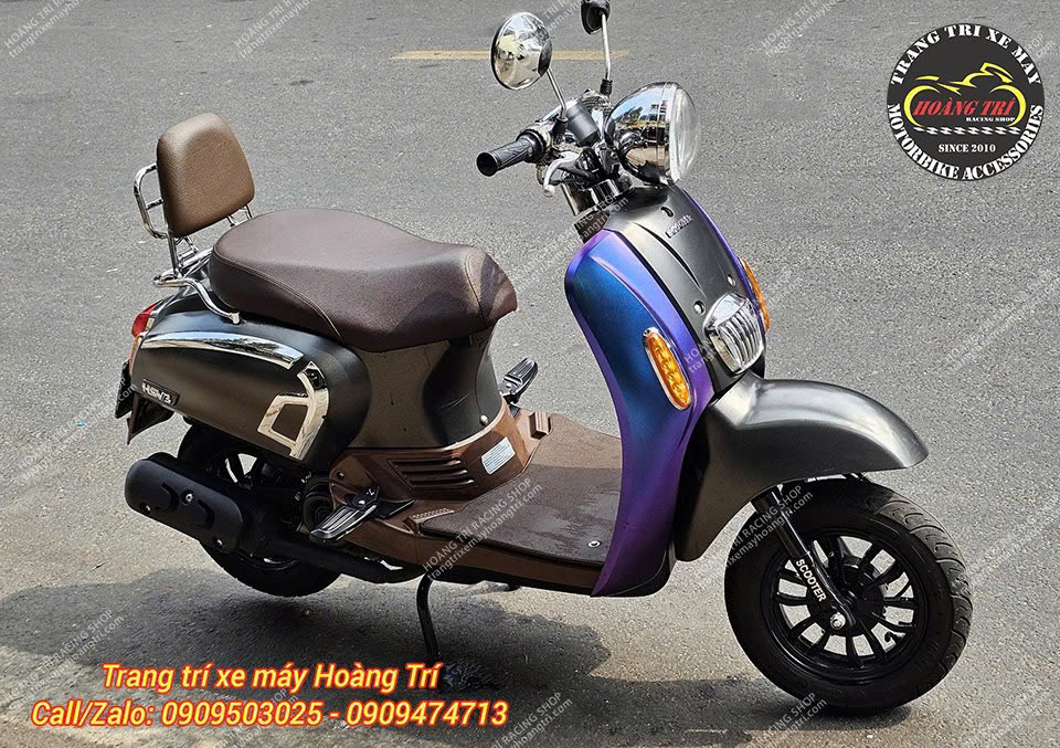 Baga sau Hyosung HSV-3 kiểu Vespa