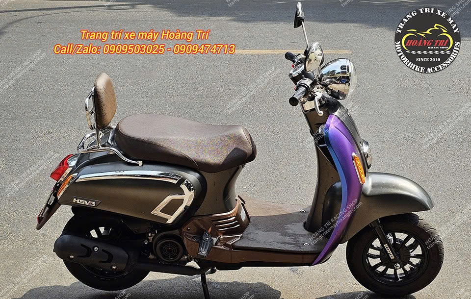 Baga sau Hyosung HSV-3 kiểu Vespa