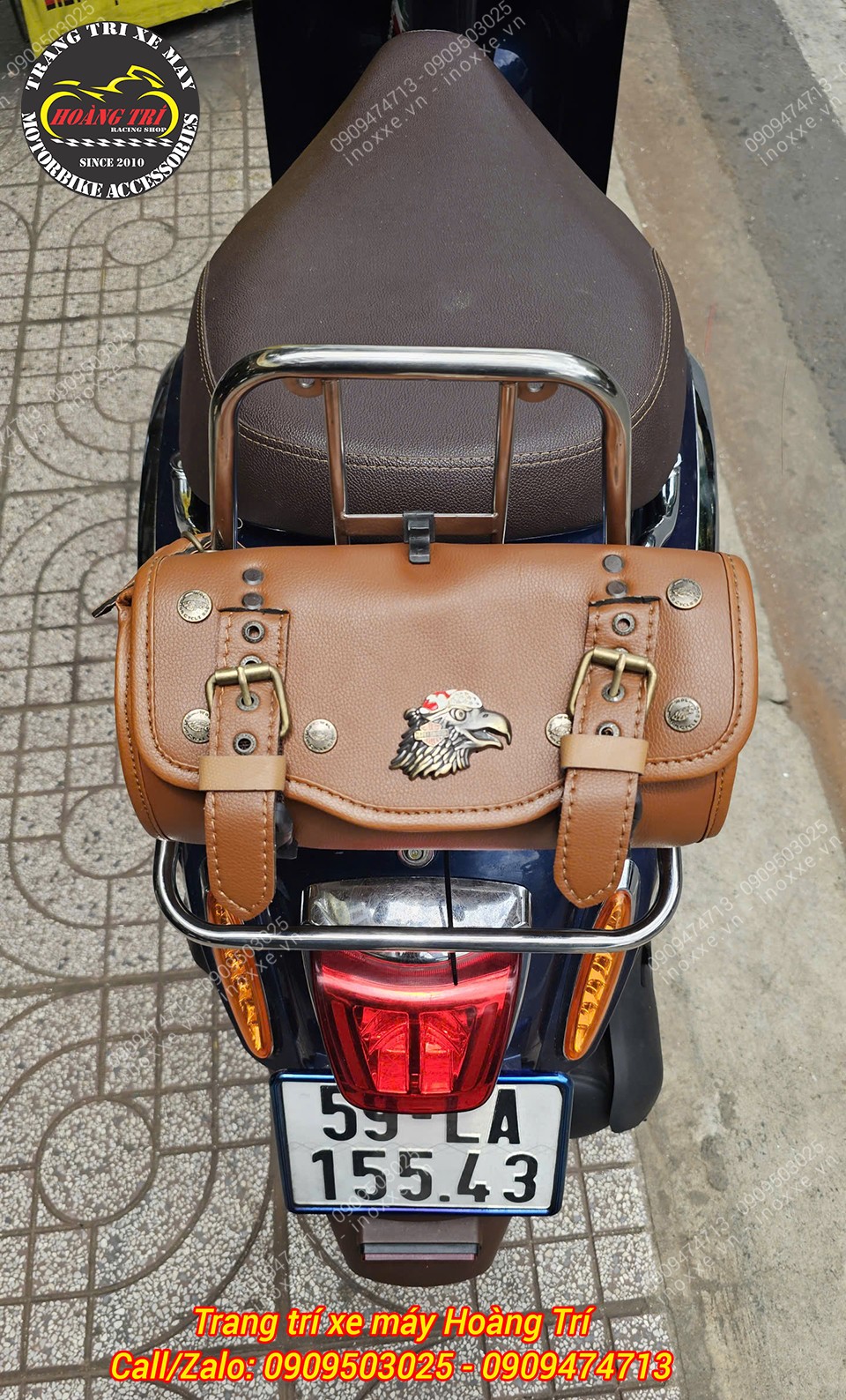 Baga sau Hyosung HSV-3 kiểu Vespa