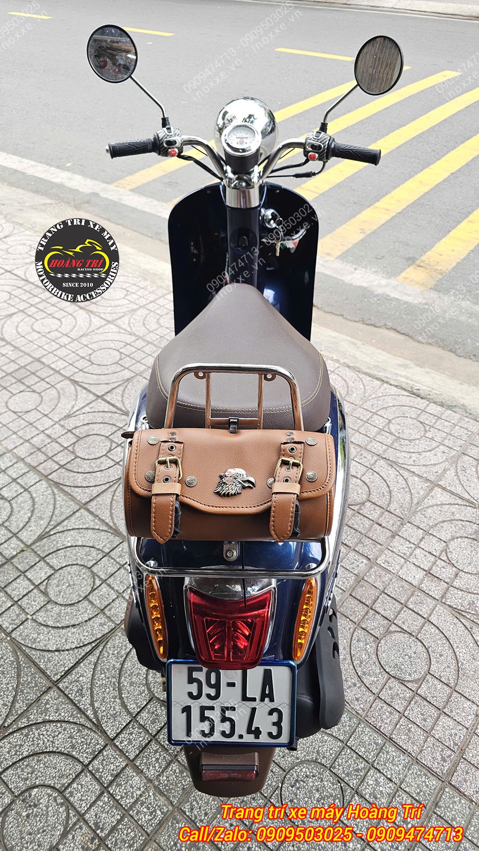 Baga sau Hyosung HSV-3 kiểu Vespa