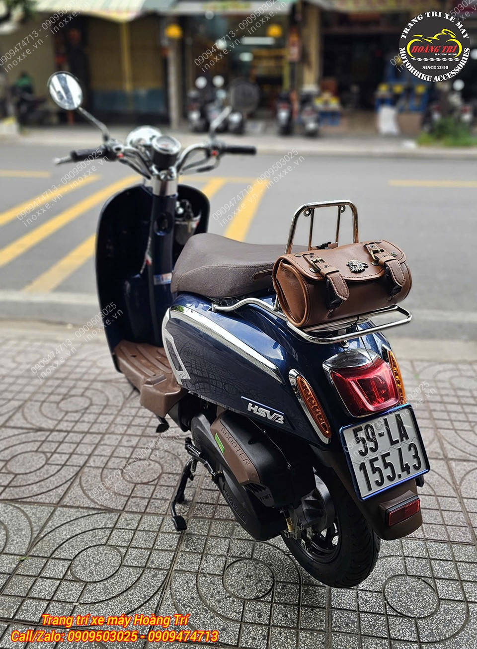 Baga sau Hyosung HSV-3 kiểu Vespa