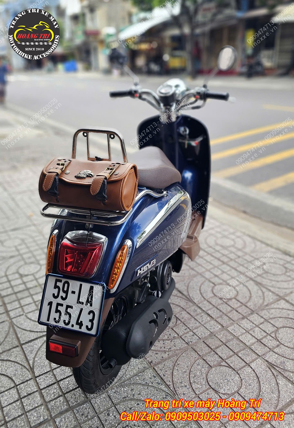 Baga sau Hyosung HSV-3 kiểu Vespa
