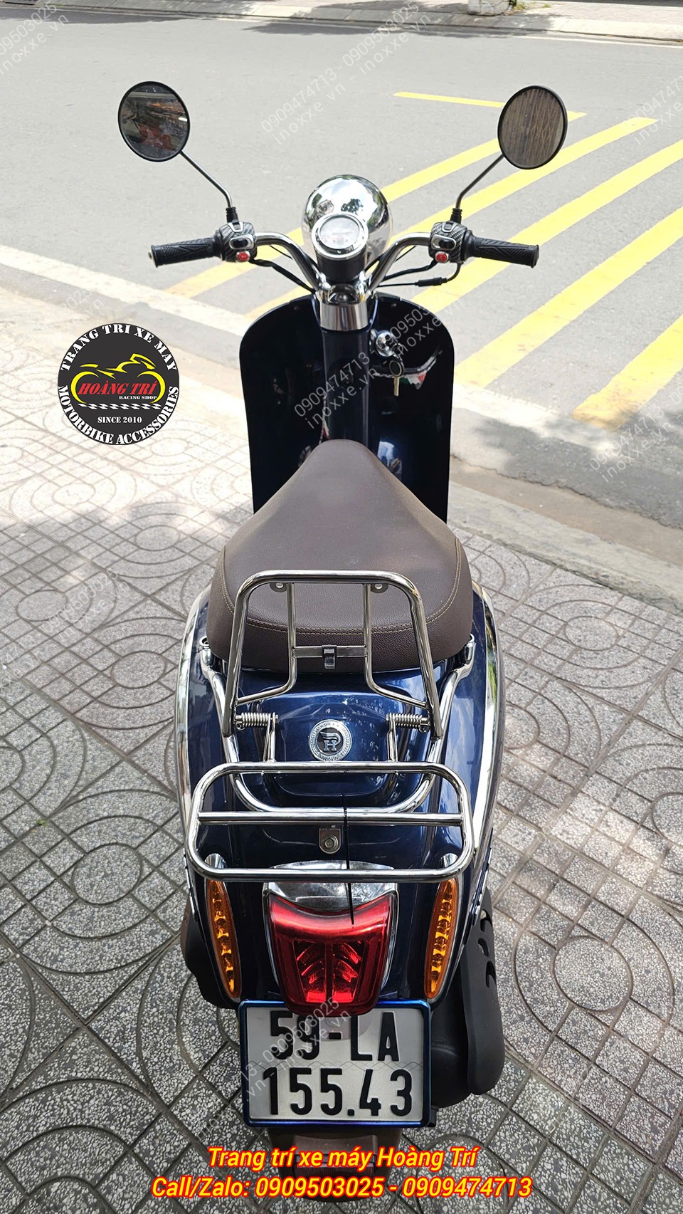 Baga sau Hyosung HSV-3 kiểu Vespa