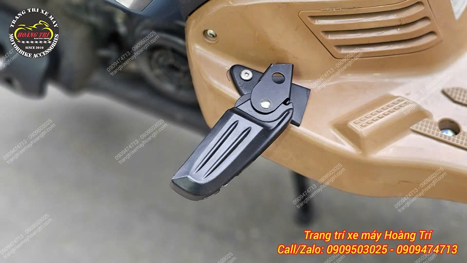 Gác chân sau cho xe Hyosung HSV-3 kiểu Vespa