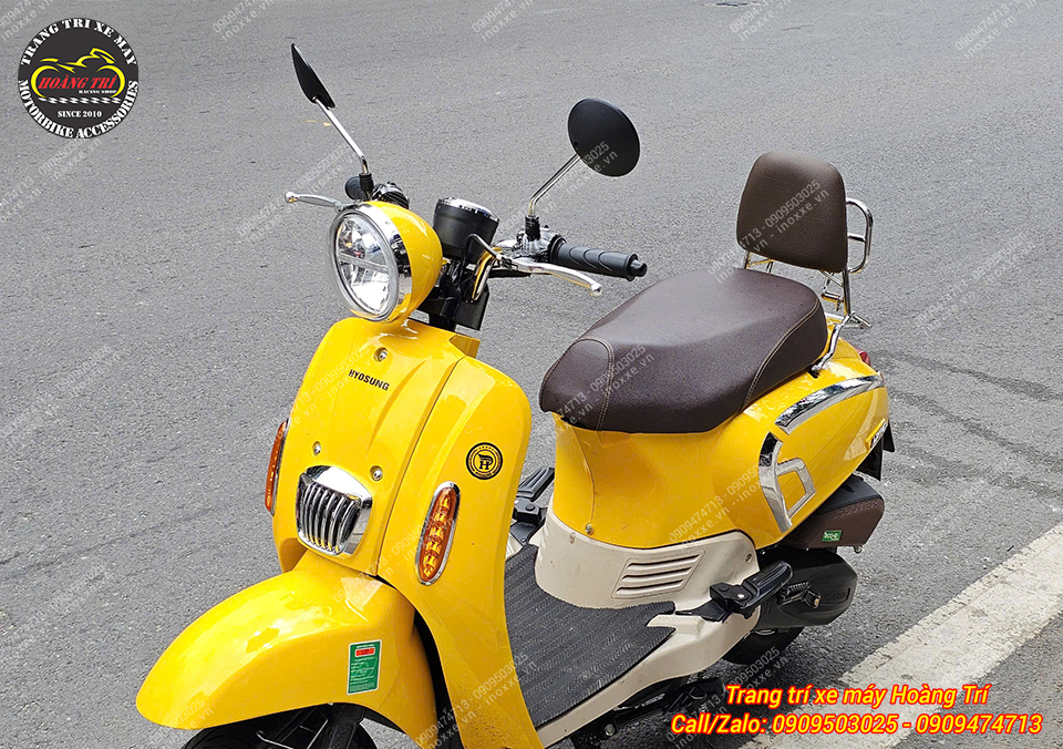 Gác chân sau cho xe Hyosung HSV-3 kiểu Vespa