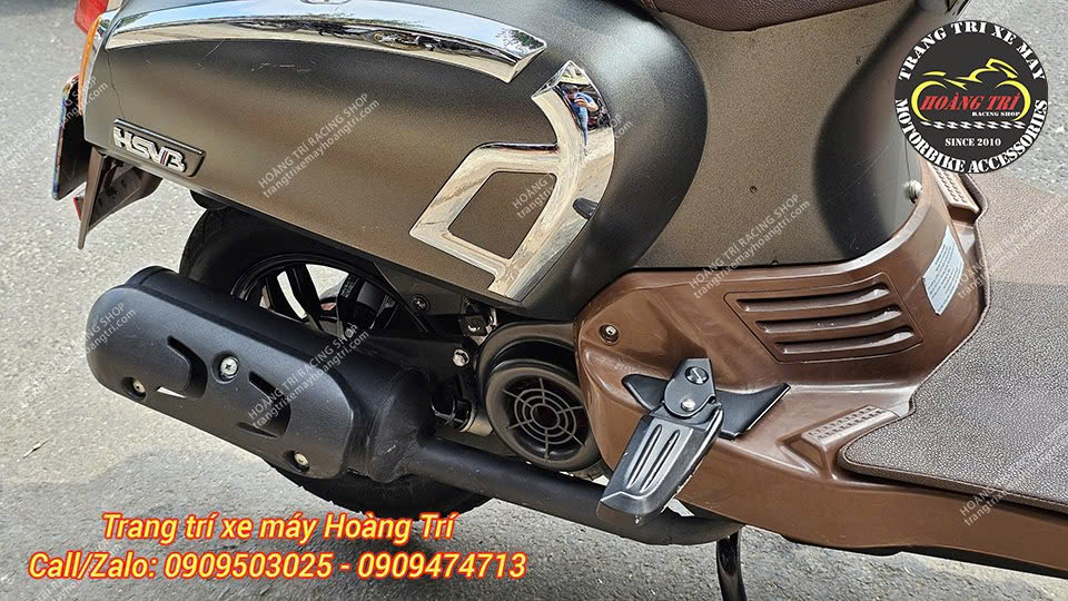 Gác chân sau cho xe Hyosung HSV-3 kiểu Vespa