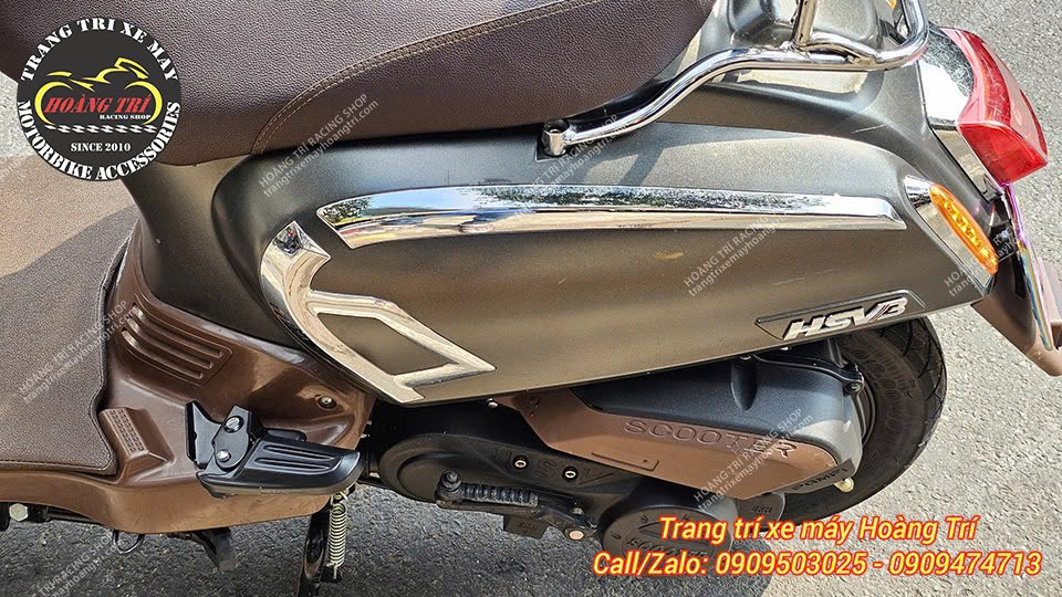 Gác chân sau cho xe Hyosung HSV-3 kiểu Vespa
