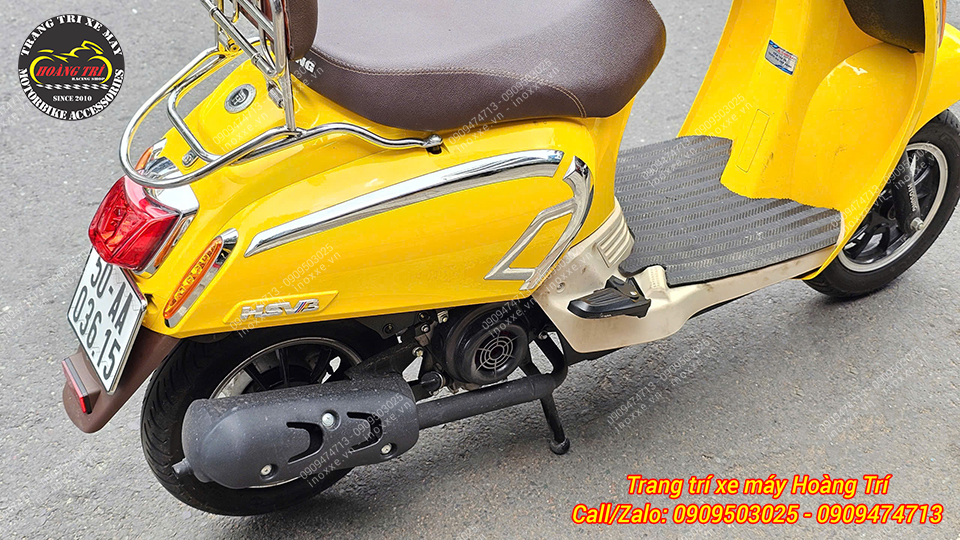 Gác chân sau cho xe Hyosung HSV-3 kiểu Vespa