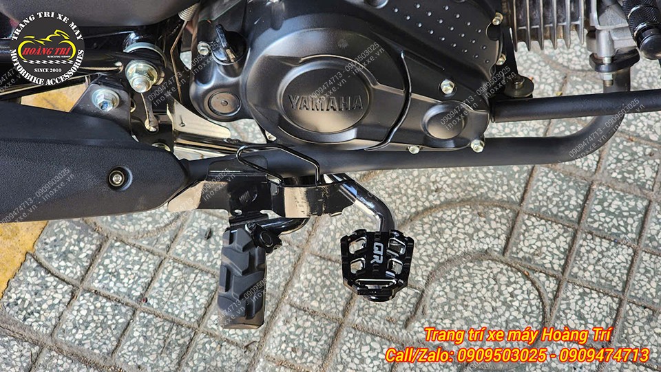 Ốp bàn đạp chân PG-1 nhôm CNC kiểu GTR