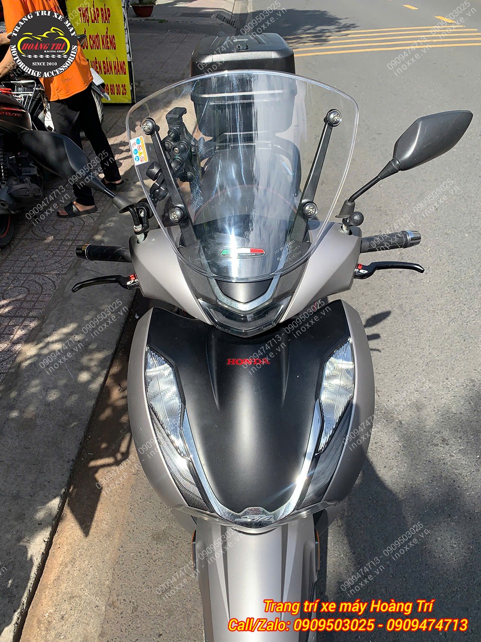 Kính chắn gió Adventure 350 ZhiPat dành cho SH 125/150/160/350