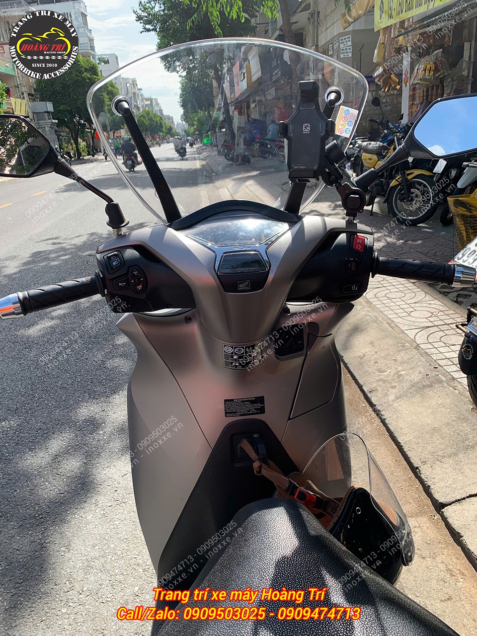 Kính chắn gió Adventure 350 ZhiPat dành cho SH 125/150/160/350