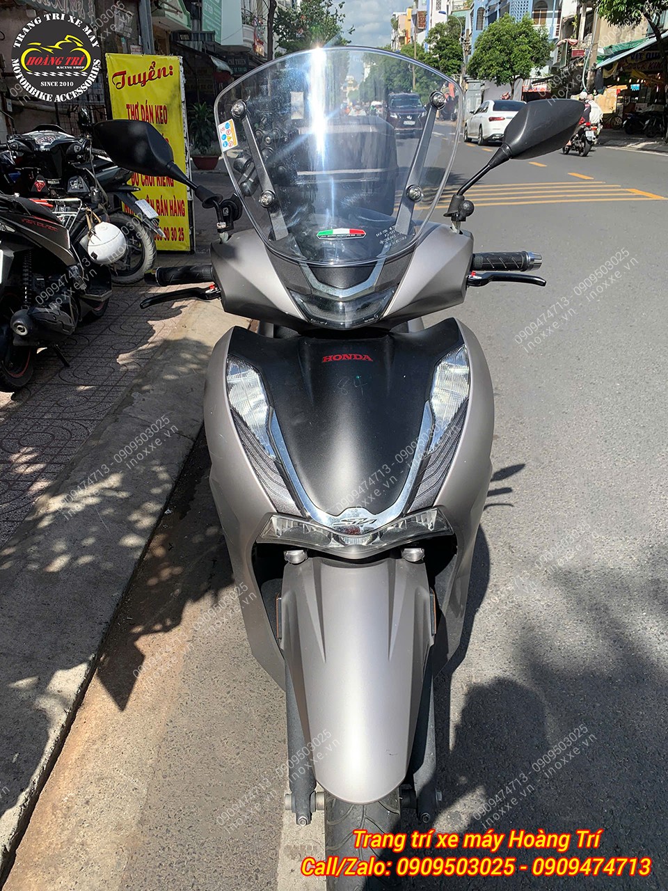 Kính chắn gió Adventure 350 ZhiPat dành cho SH 125/150/160/350