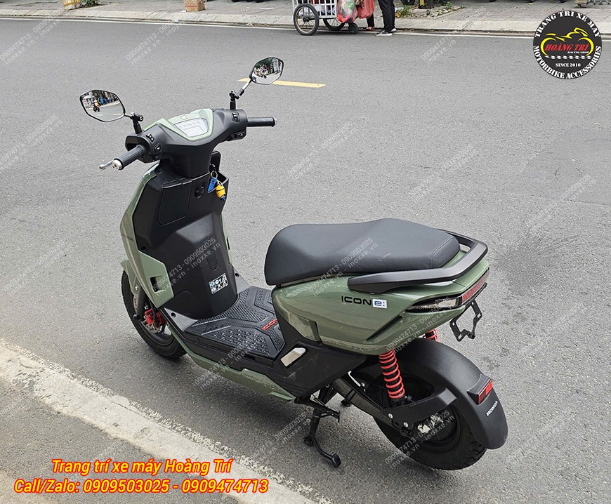 Kính hậu giả zin chân nhôm xoay
