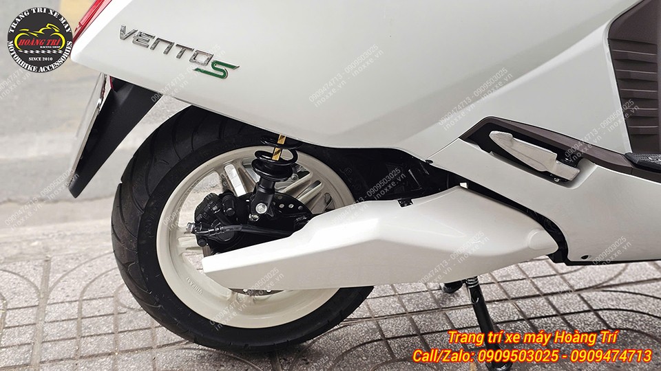 Phuộc trước Kingham độ cho xe máy điện Vento