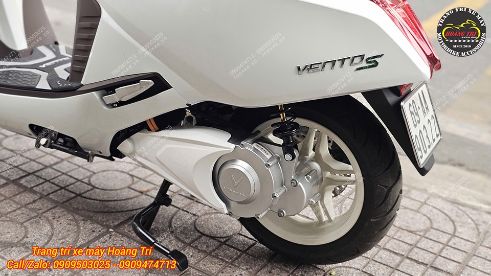 Phuộc trước Kingham độ cho xe máy điện Vento