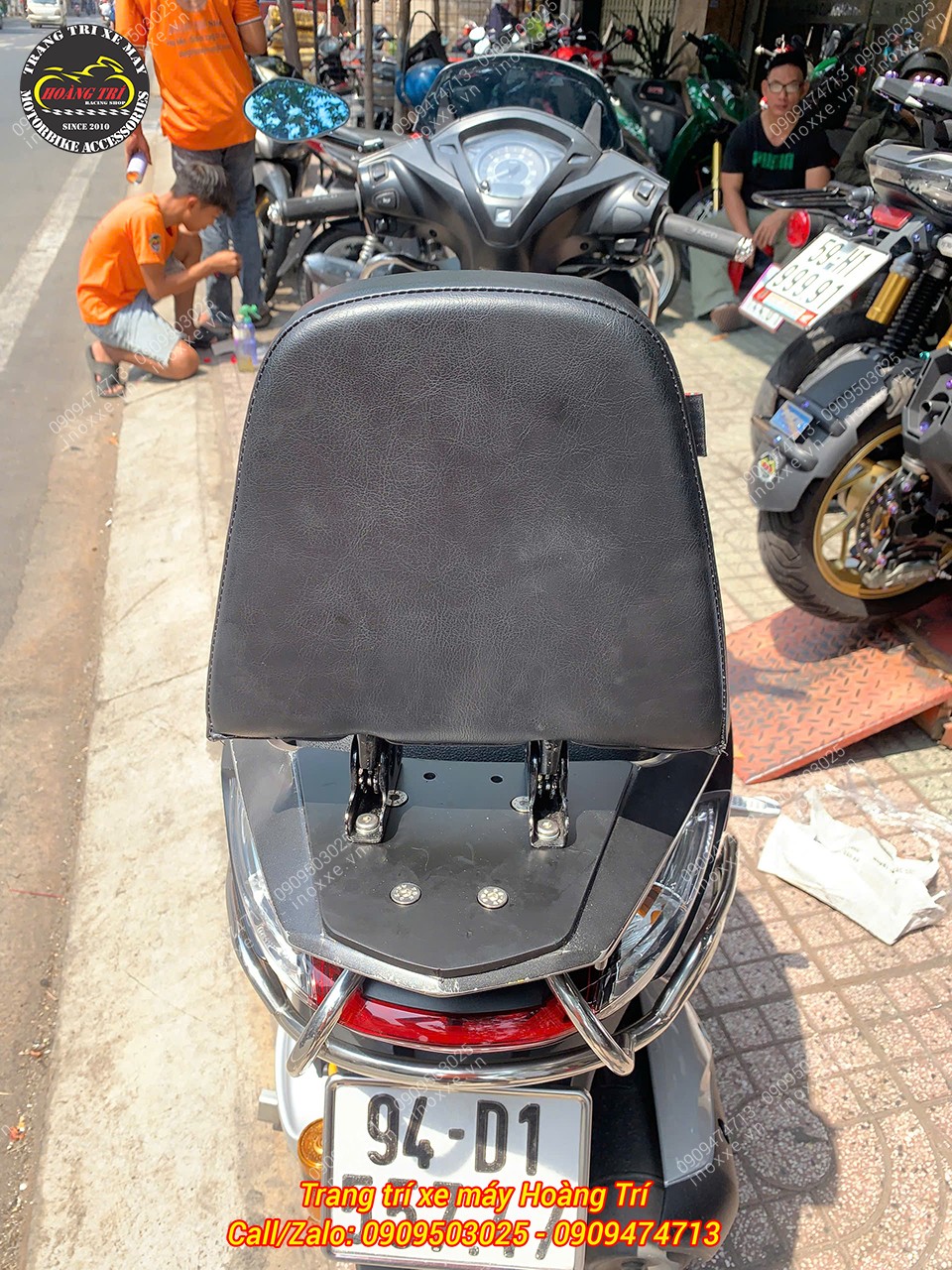 Đế tựa lưng bật/gấp mẫu V2