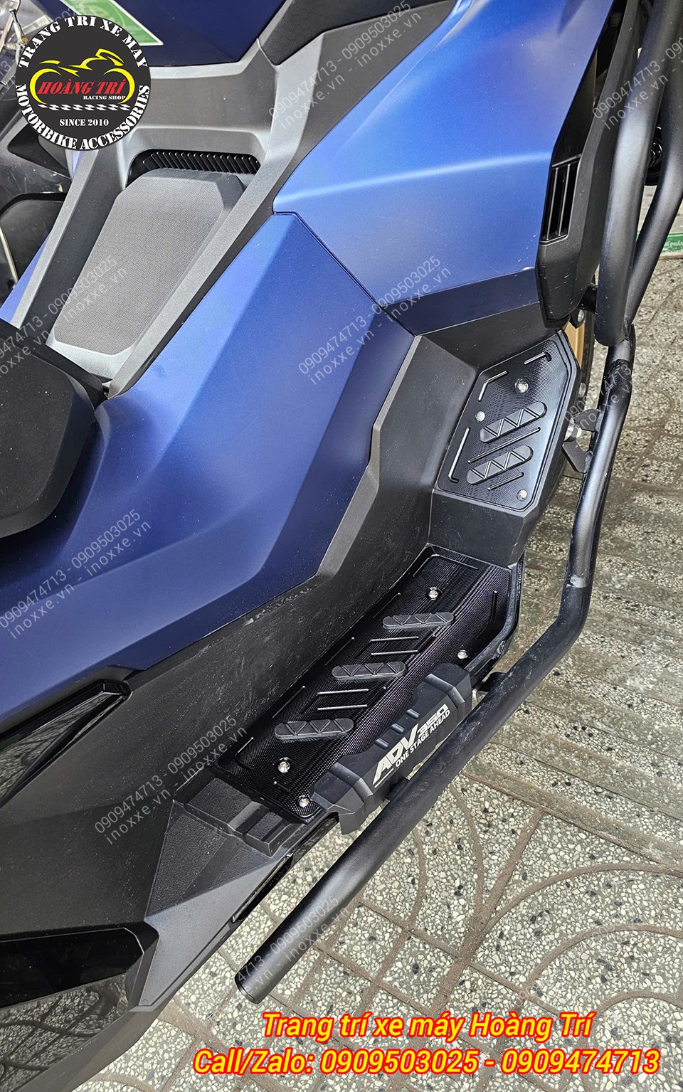 Thảm để chân ADV 350 nhôm CNC - NCL