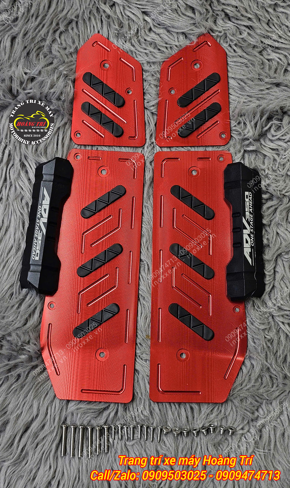 Thảm để chân ADV 350 nhôm CNC - NCL