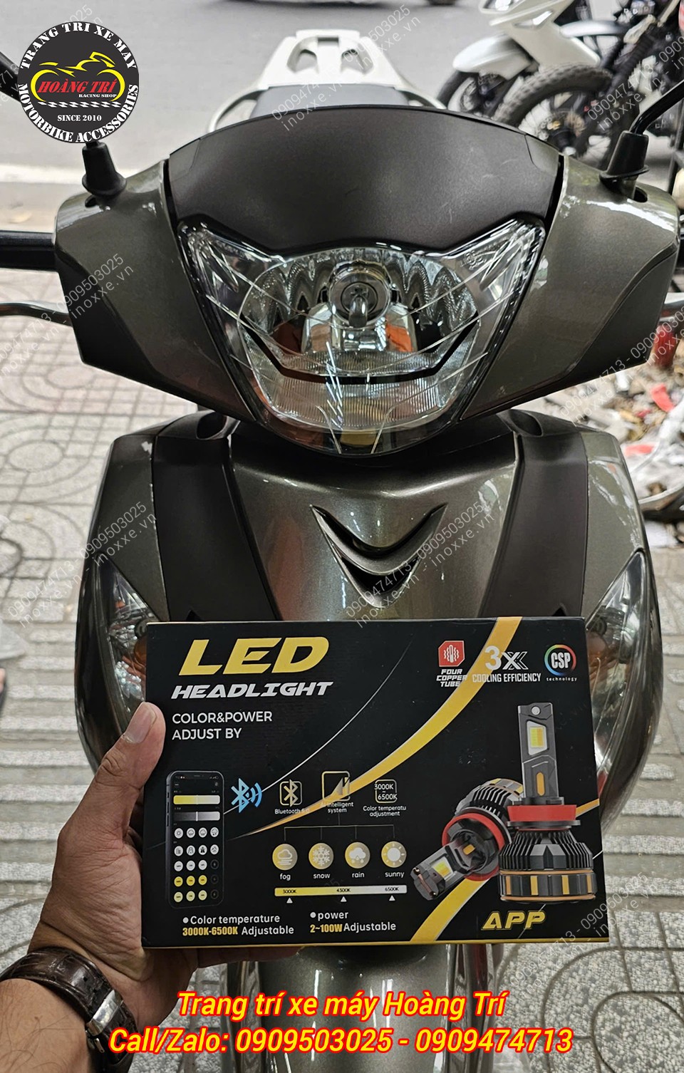 Bóng đèn pha led R14-H4 85w